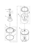 Agiator, basket and tub