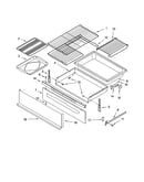 Drawer and broiler