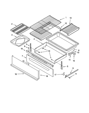 Drawer and broiler