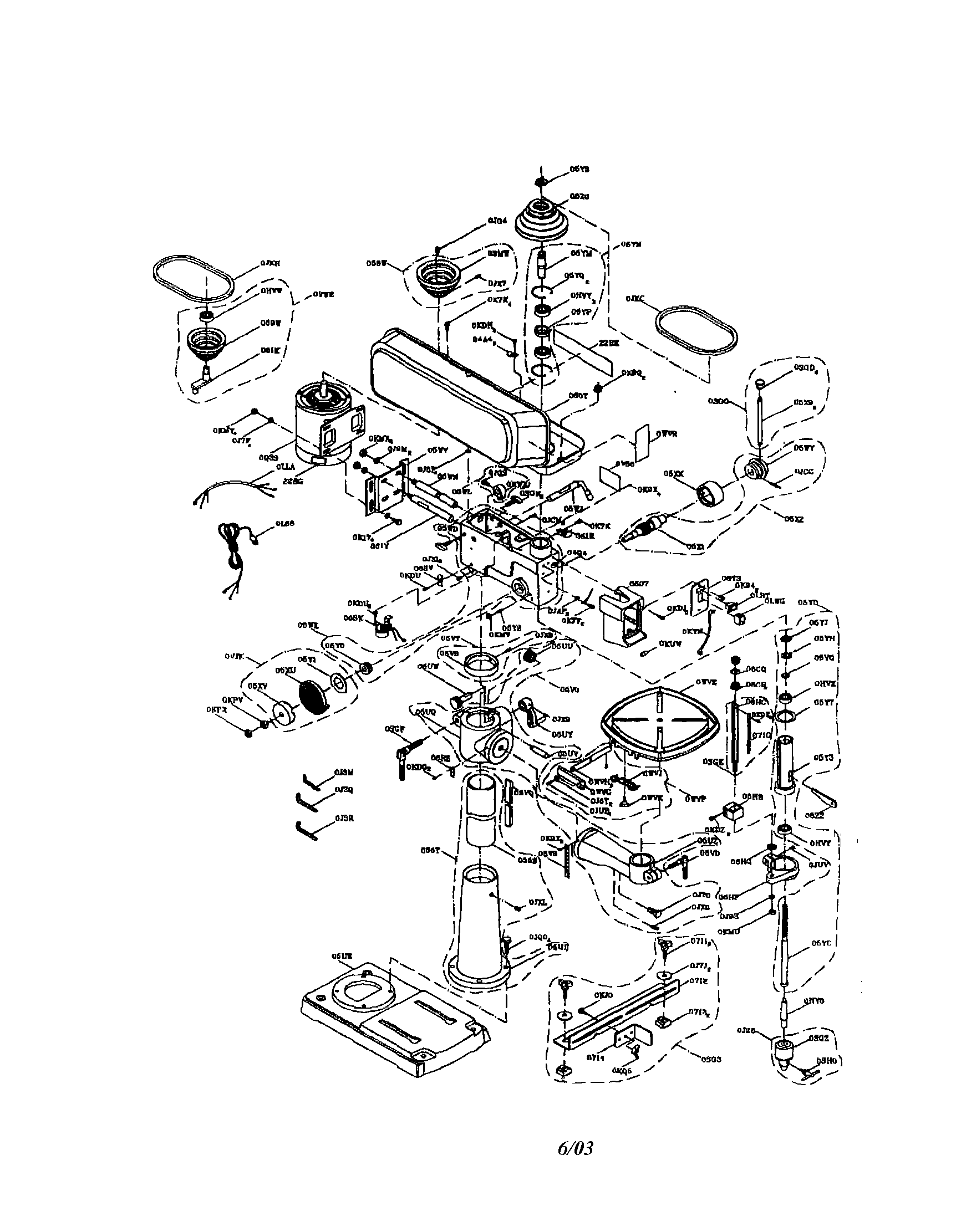 15" drill press