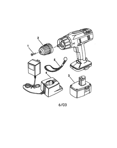 Chuck/battery pack/charger