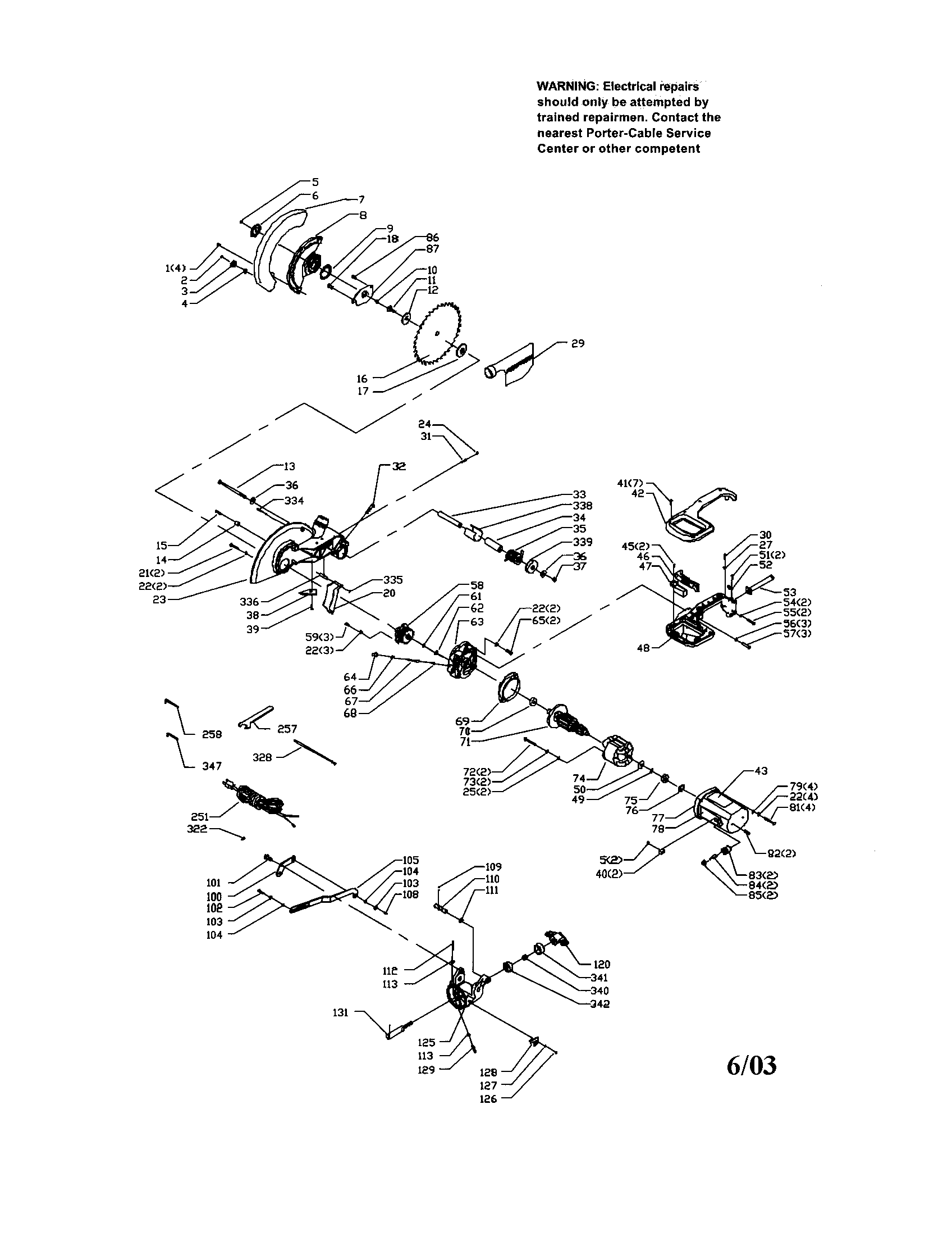 Blade/ blade guard/armature