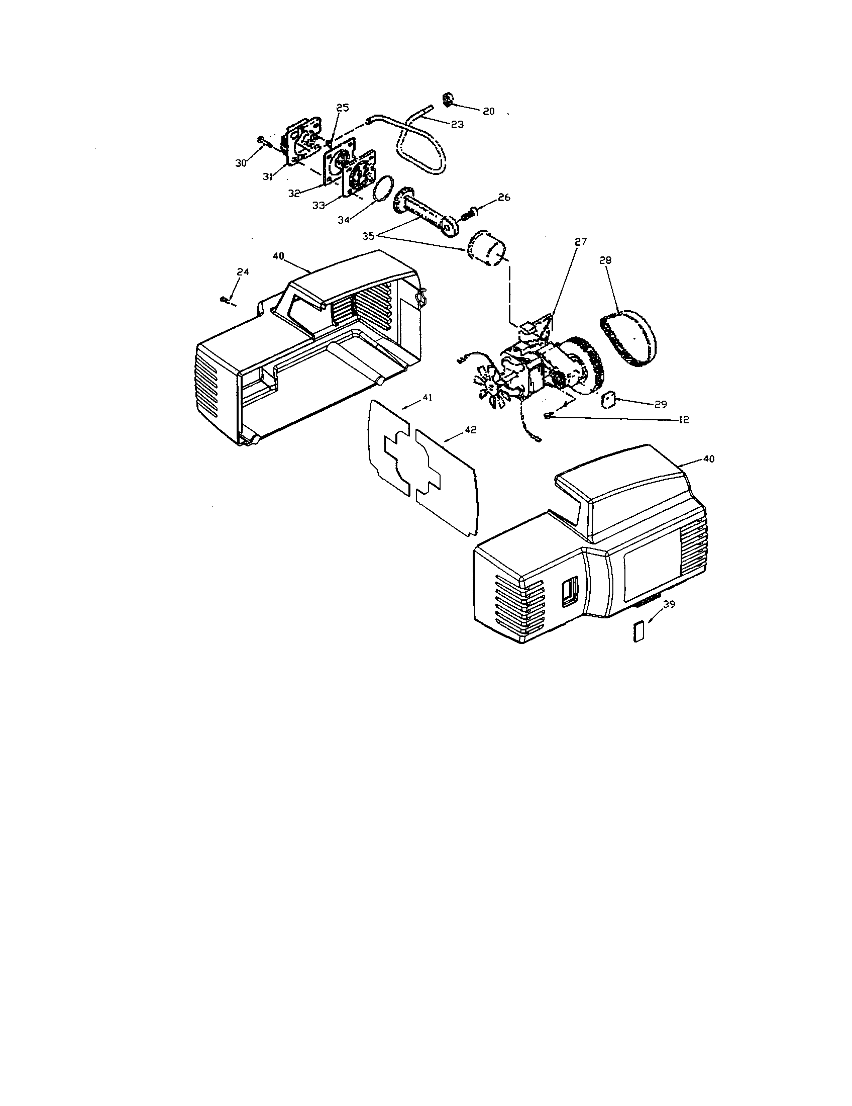 MOTOR/SHROUD