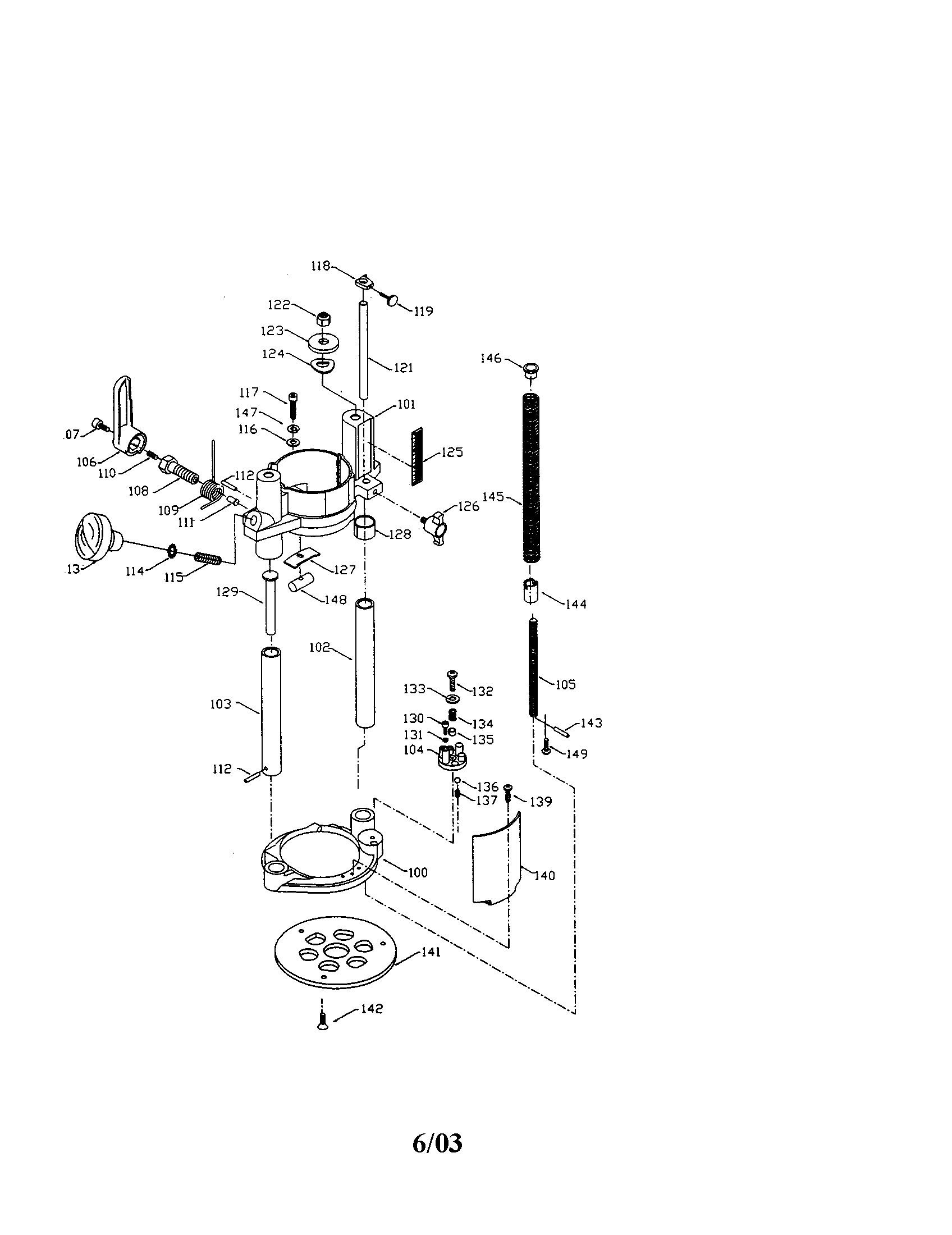 PLUNGE ROUTER BASE