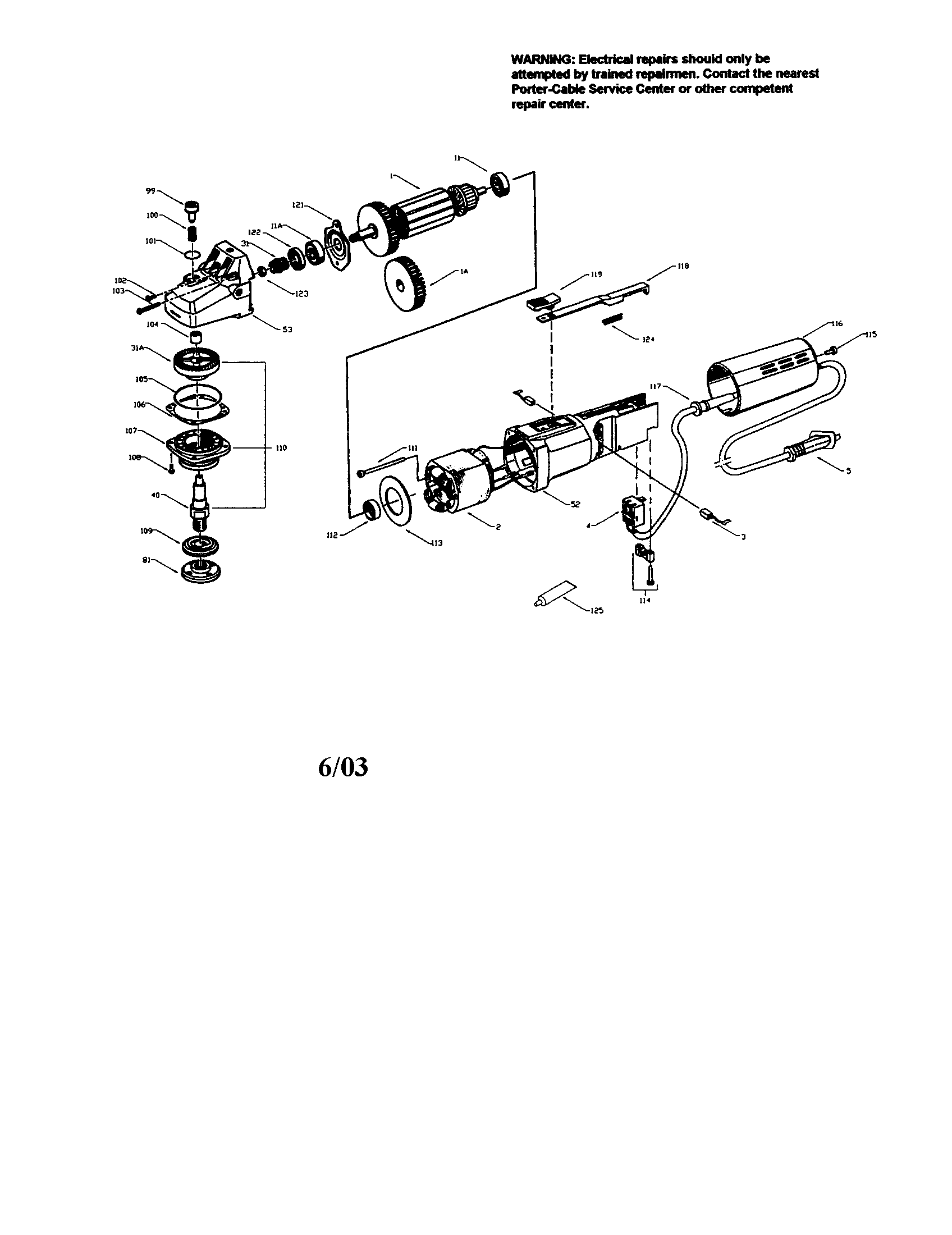 Right angle grinder