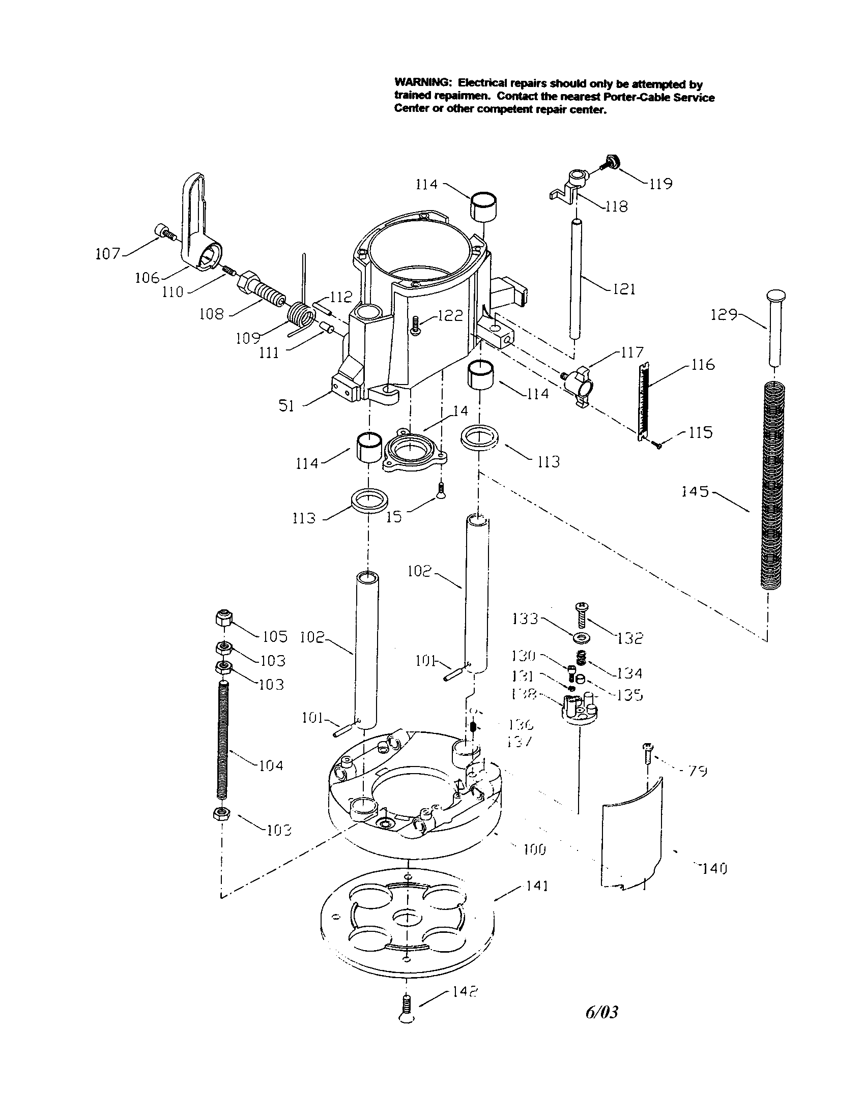 Motor frame