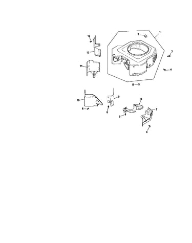 Blower houisng/baffles