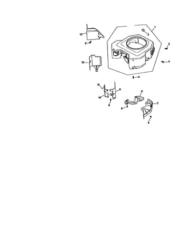 Blower housing/baffles