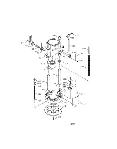 Motor frame