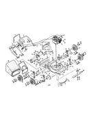 Engine/handle/housing/wheels/bag