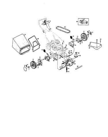 Engine/housing/handle