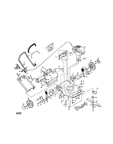 Engine/housing/handle