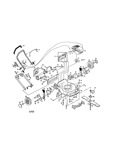 Handle/housing/engine