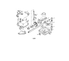 Poulan PP850PE gear case assembly diagram