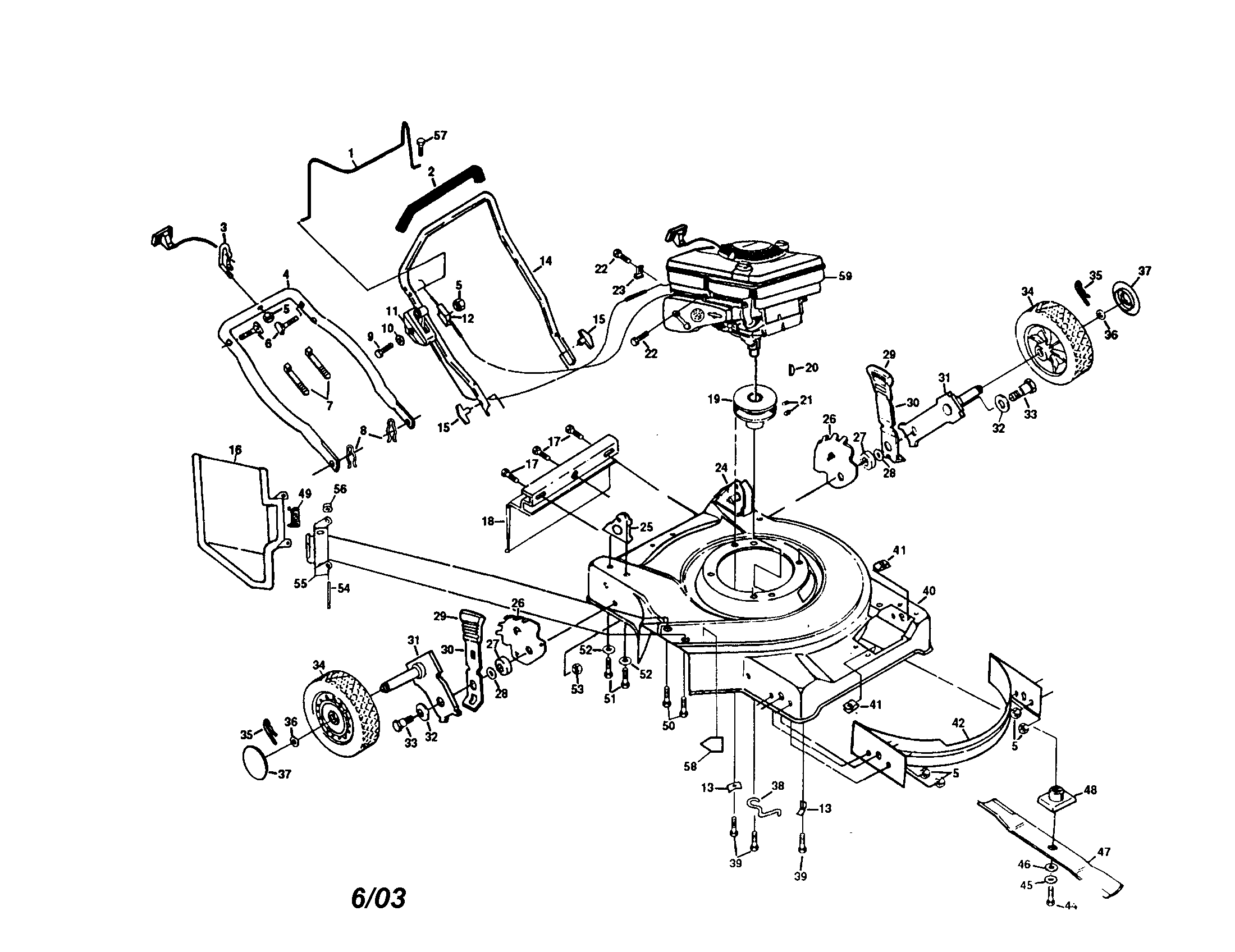 Housing/handle/engine