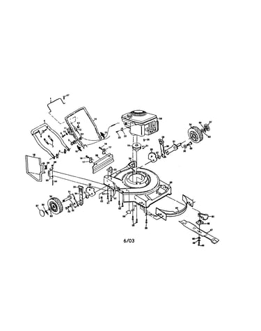 Handle/housing/engine
