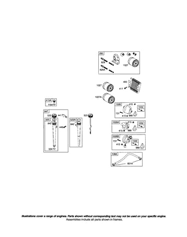 Oil filter/dipstick tube