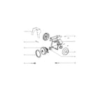 Eureka 3690BV motor/rear housing diagram