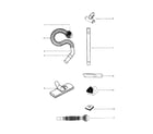 Eureka 3690BV hose/wand/nozzles diagram