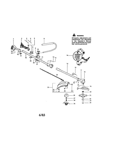 Lower and upper shaft/shield