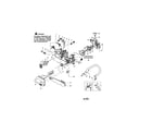 Craftsman 350360171 chassis/bar/chain diagram