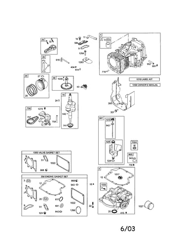 Cylinder/sump-engine