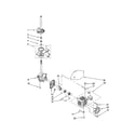 Kenmore 11024862300 brake/clutch/gearcase/motor/pump diagram