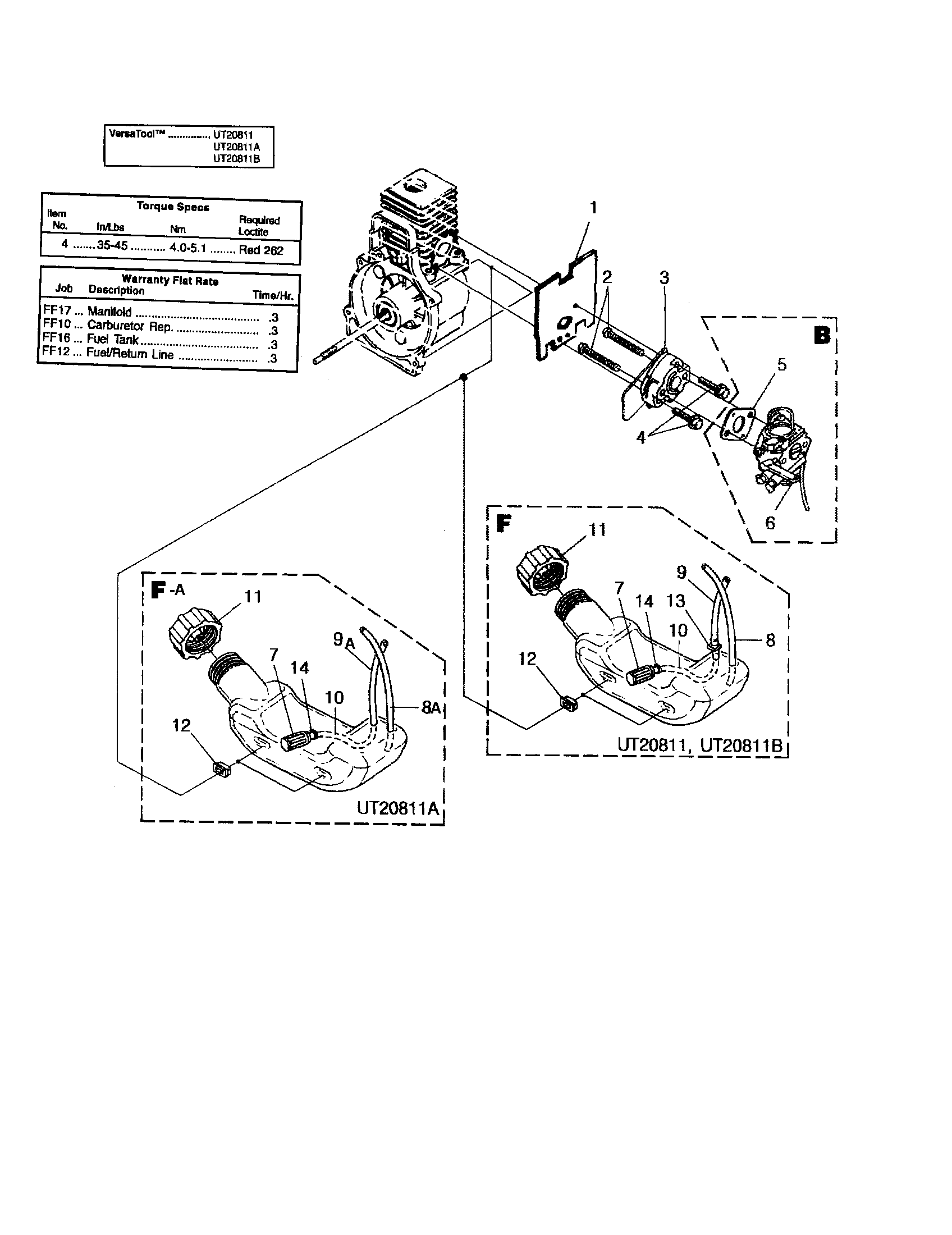 Carburetor/fuel tank