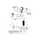 Coleman L0502710 tank/pump/motor diagram