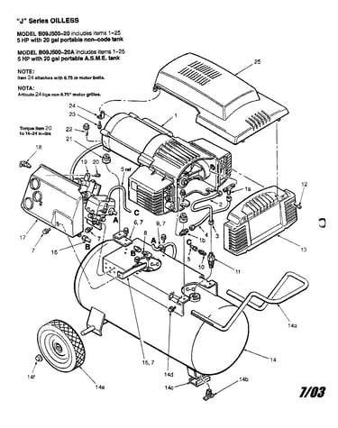 Tank/pump/motor/shroud