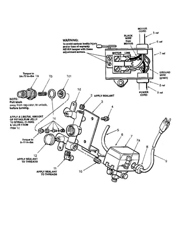 Manifold/switch assembly