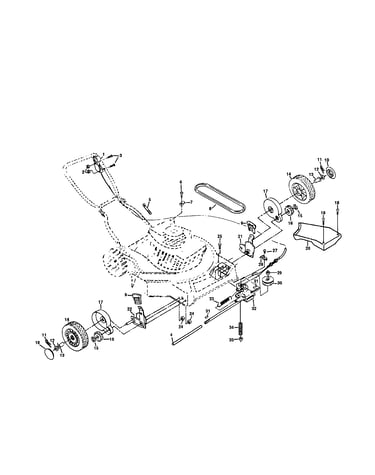 Wheels/tires/belt/drive cover