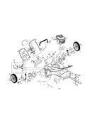 Engine/handle/housing/blade