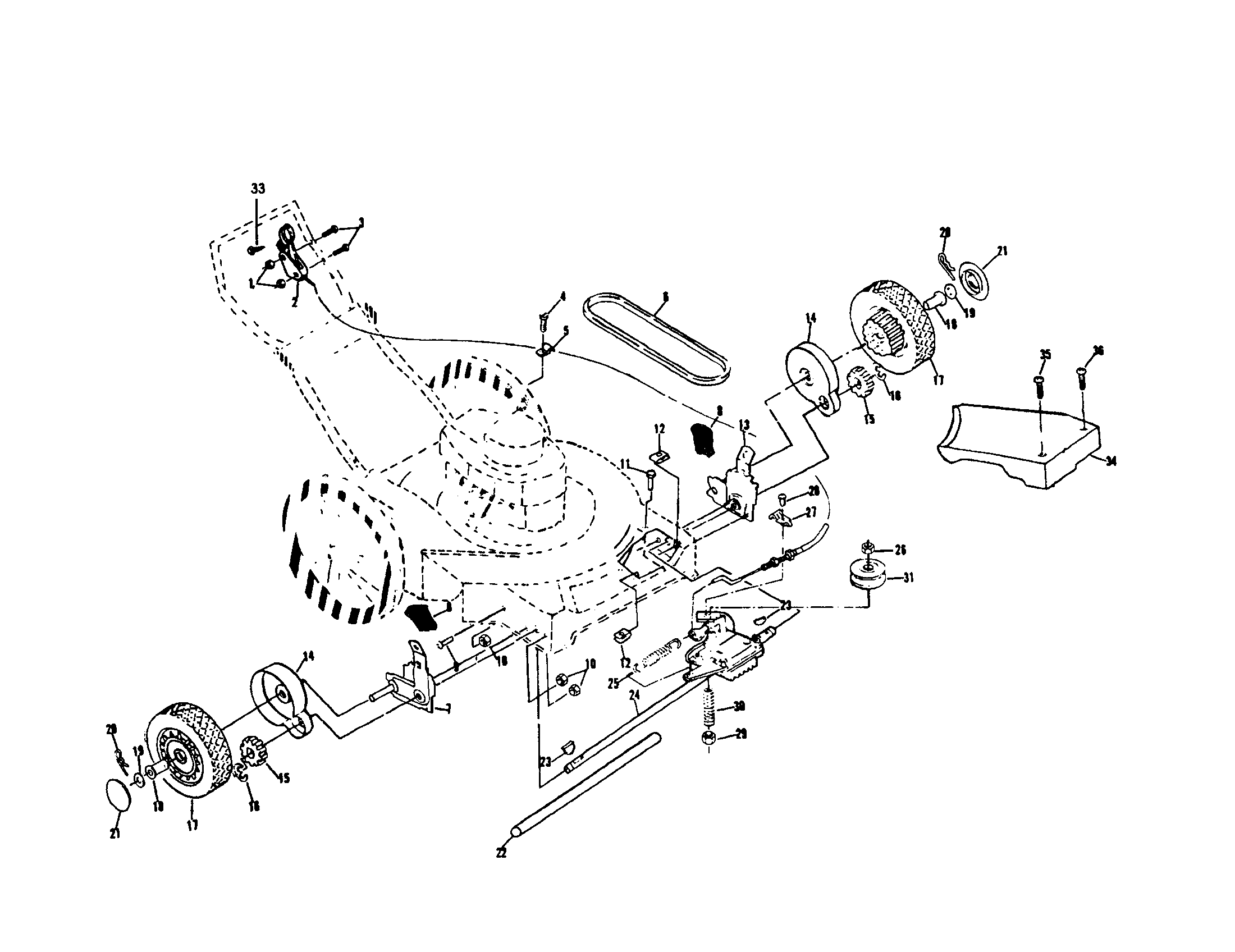 Wheels/tires/belt