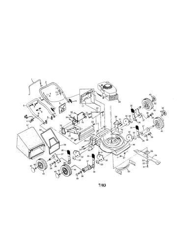 Engine/bag/handle/housing