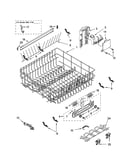Upper rack and track