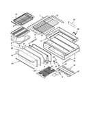 Bake drawer and broiler