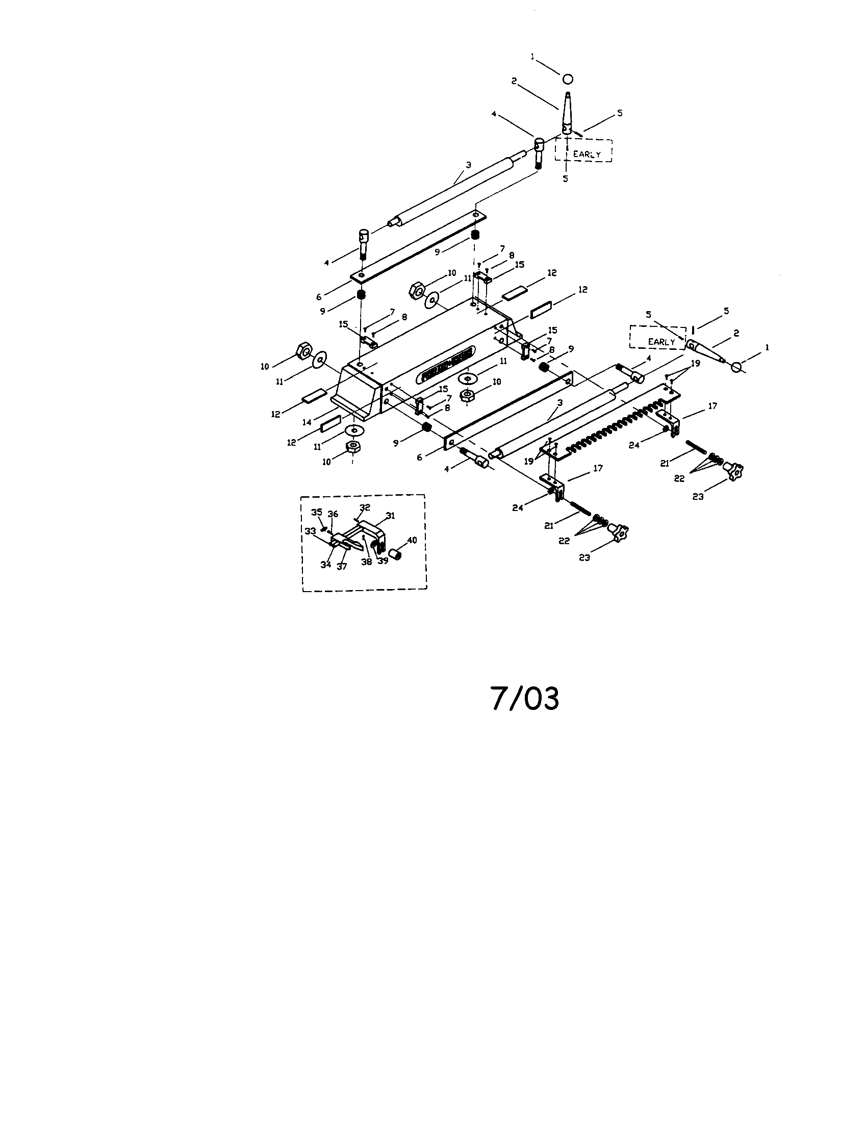Omnijig dovetail machine