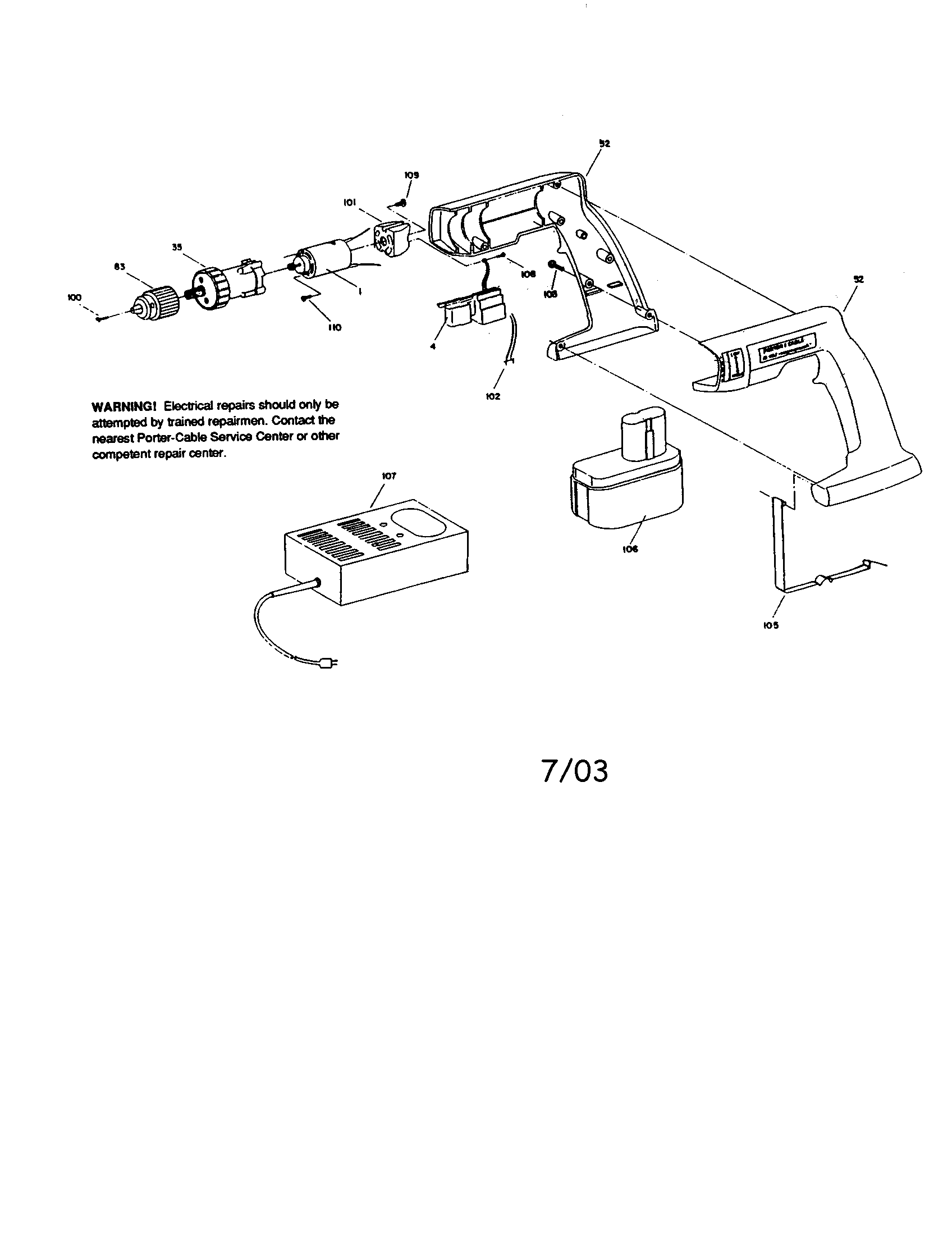 Cordless driver/drill