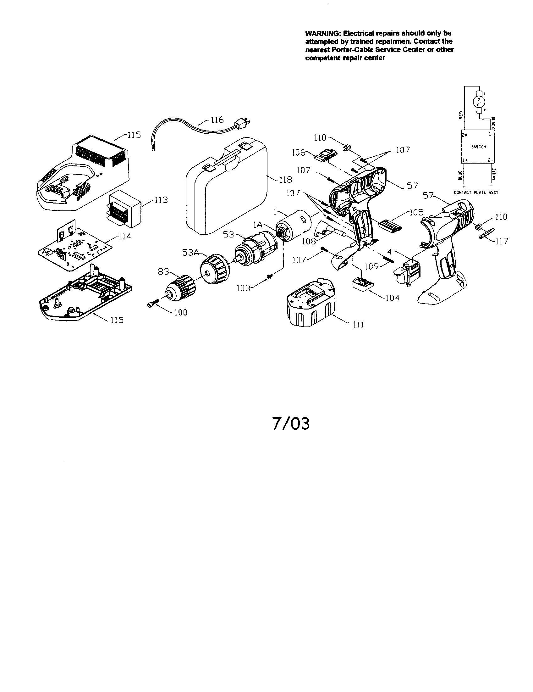 Cordless driver/drill