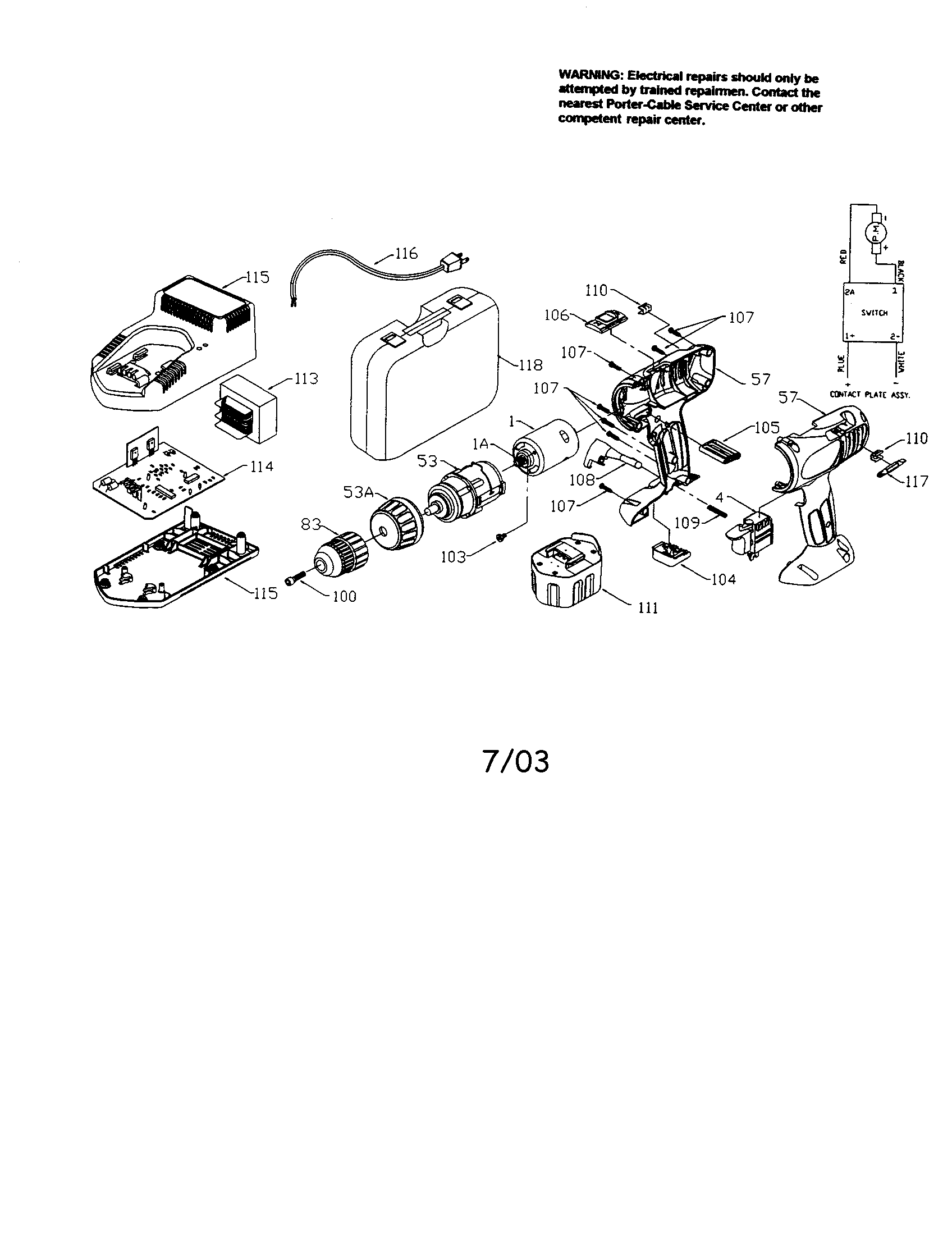 CORDLESS DRIVER/DRILL