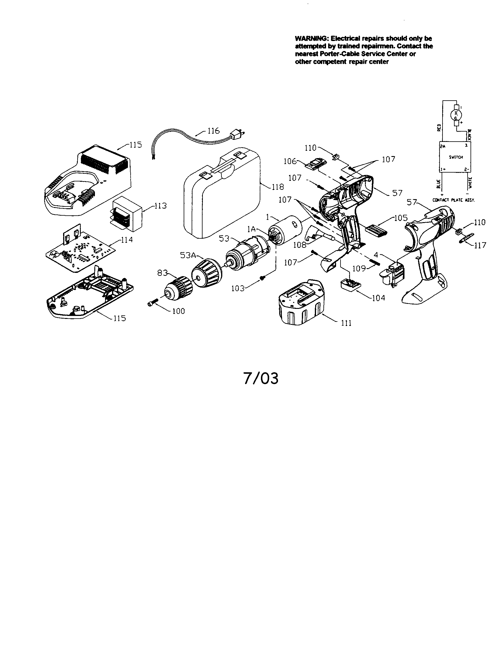 Cordless driver/drill