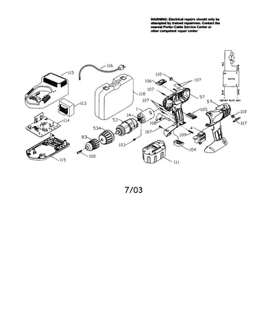 Cordless driver/drill