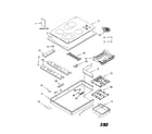 Kenmore 66544043300 cooktop diagram