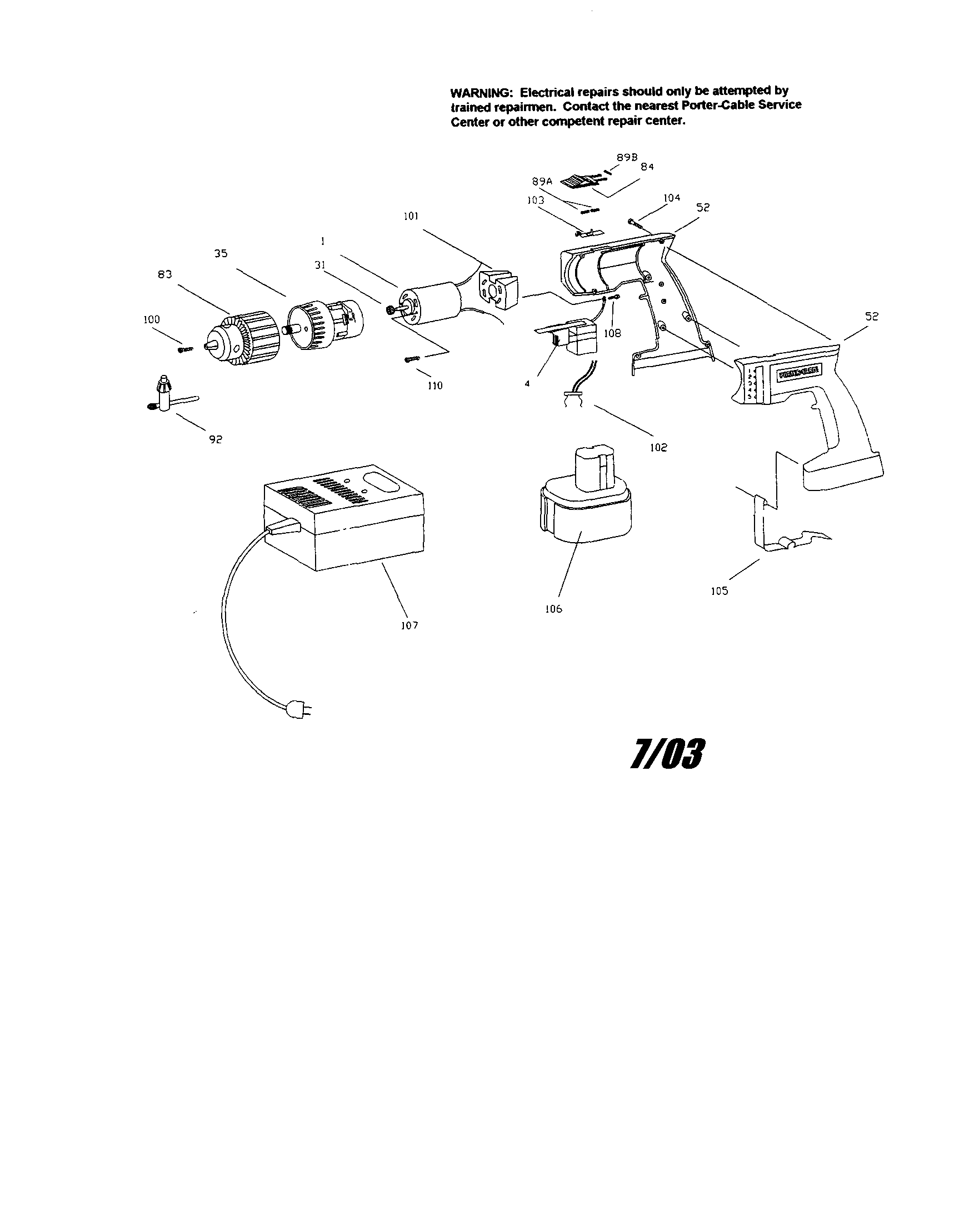 CORDLESS DRIVER/DRILL