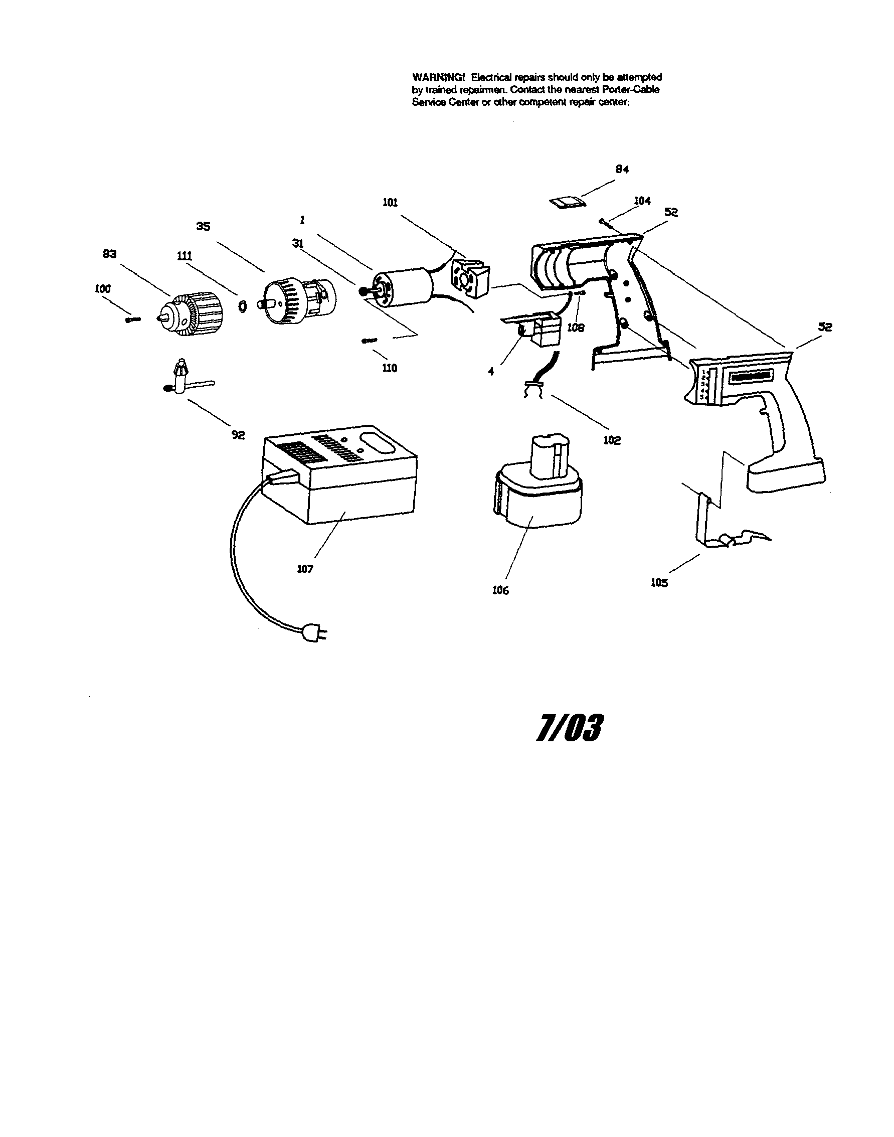 CORDLESS DRIVER/DRILL