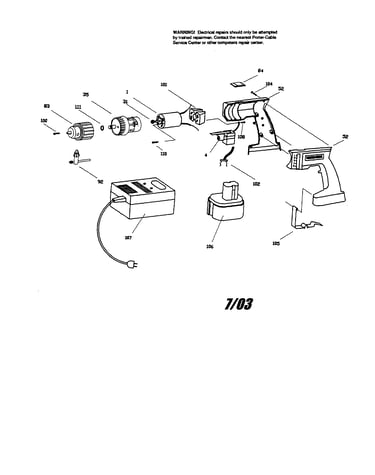 Cordless driver/drill