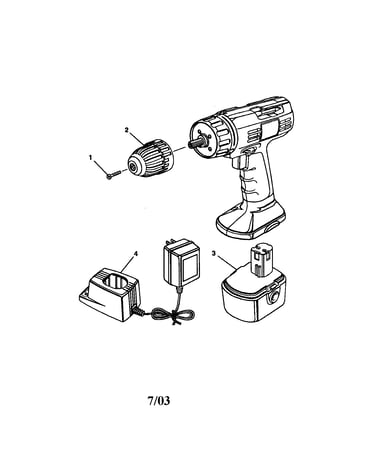 Chuck/battery/charger