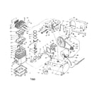 Coleman M104B250 air compressor breakdown diagram