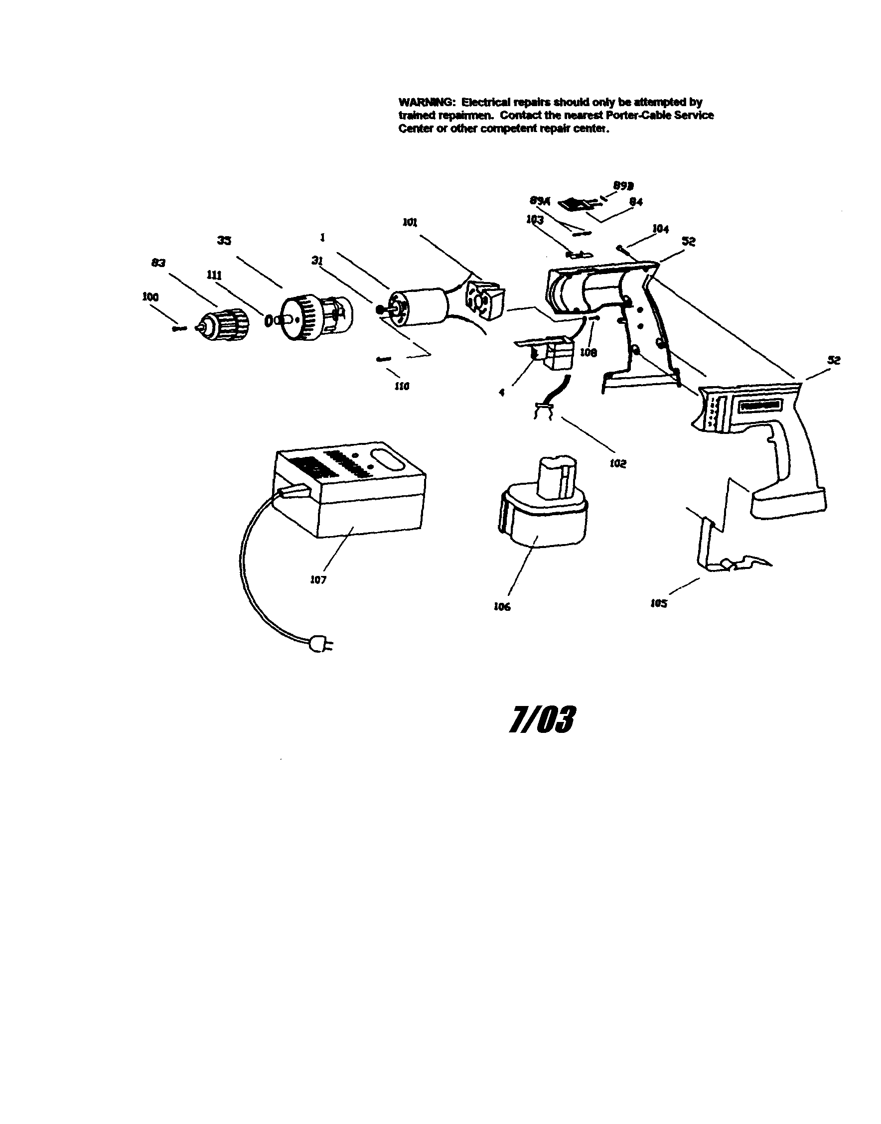 Cordless driver/drill